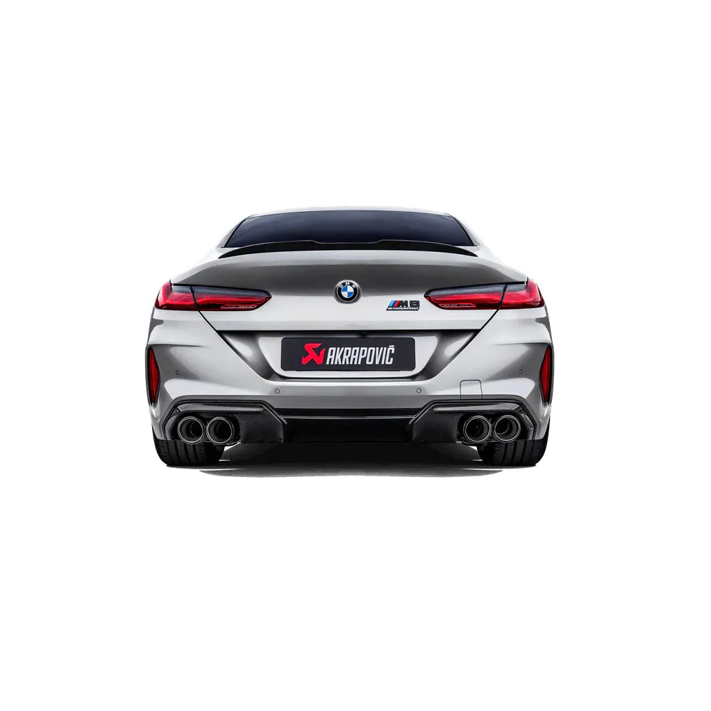 Akrapovic 2021 BMW M8/M8 Competition (F93) Evolution Line Cat Back (Titanium) w/Carbon Tips