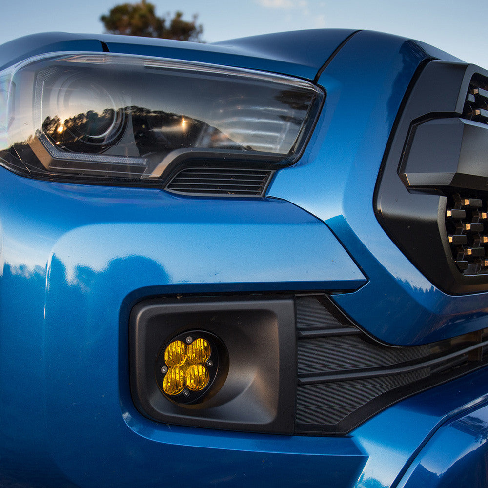 Baja Designs Toyota Tacoma (2012+)/Tundra (2014-2021)/4Runner (2010+) Squadron-R Pocket Fog Light Kit (SAE/Amber)