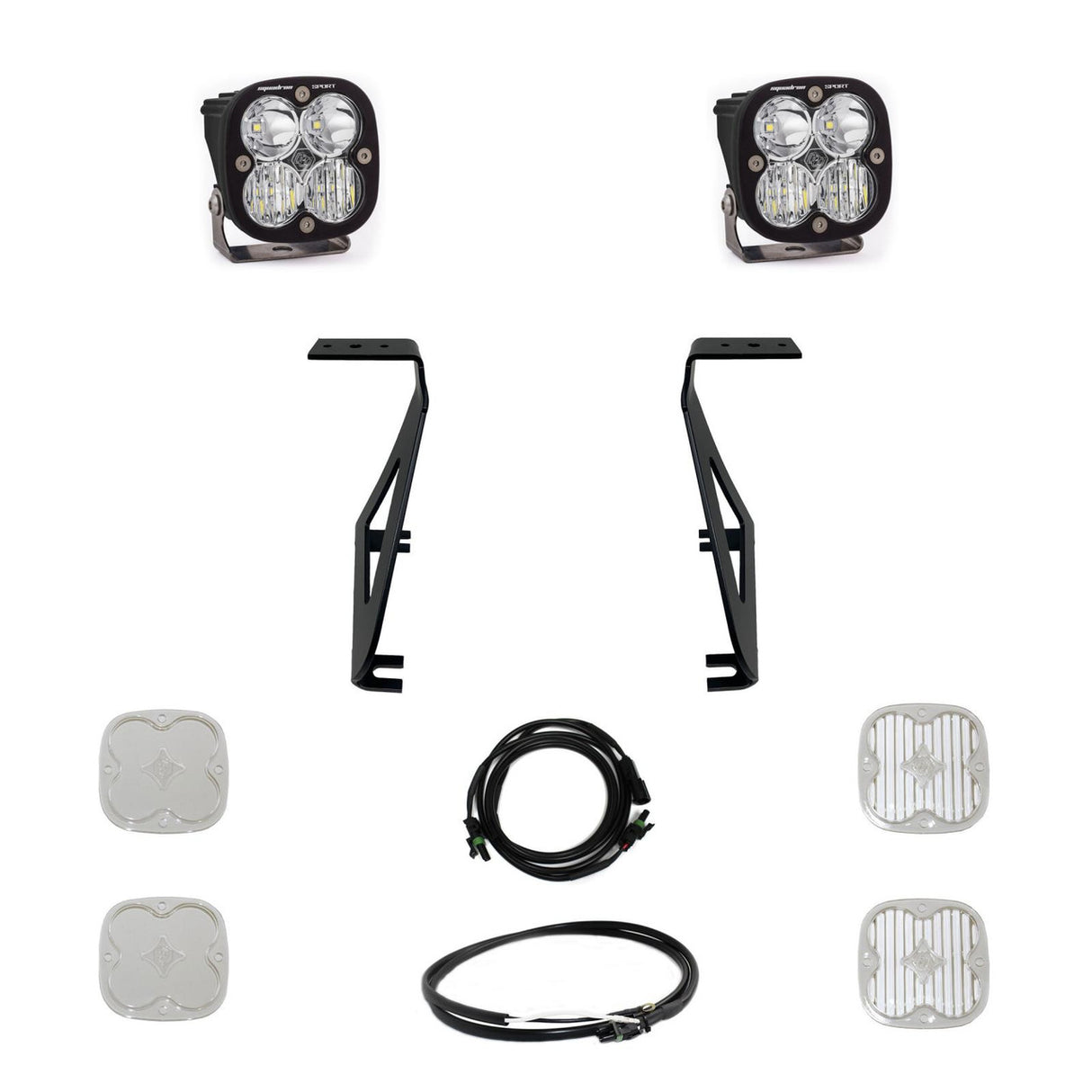 Baja Designs - 2021-2026 Ford Raptor Squadron Sport A-Pillar Kit
