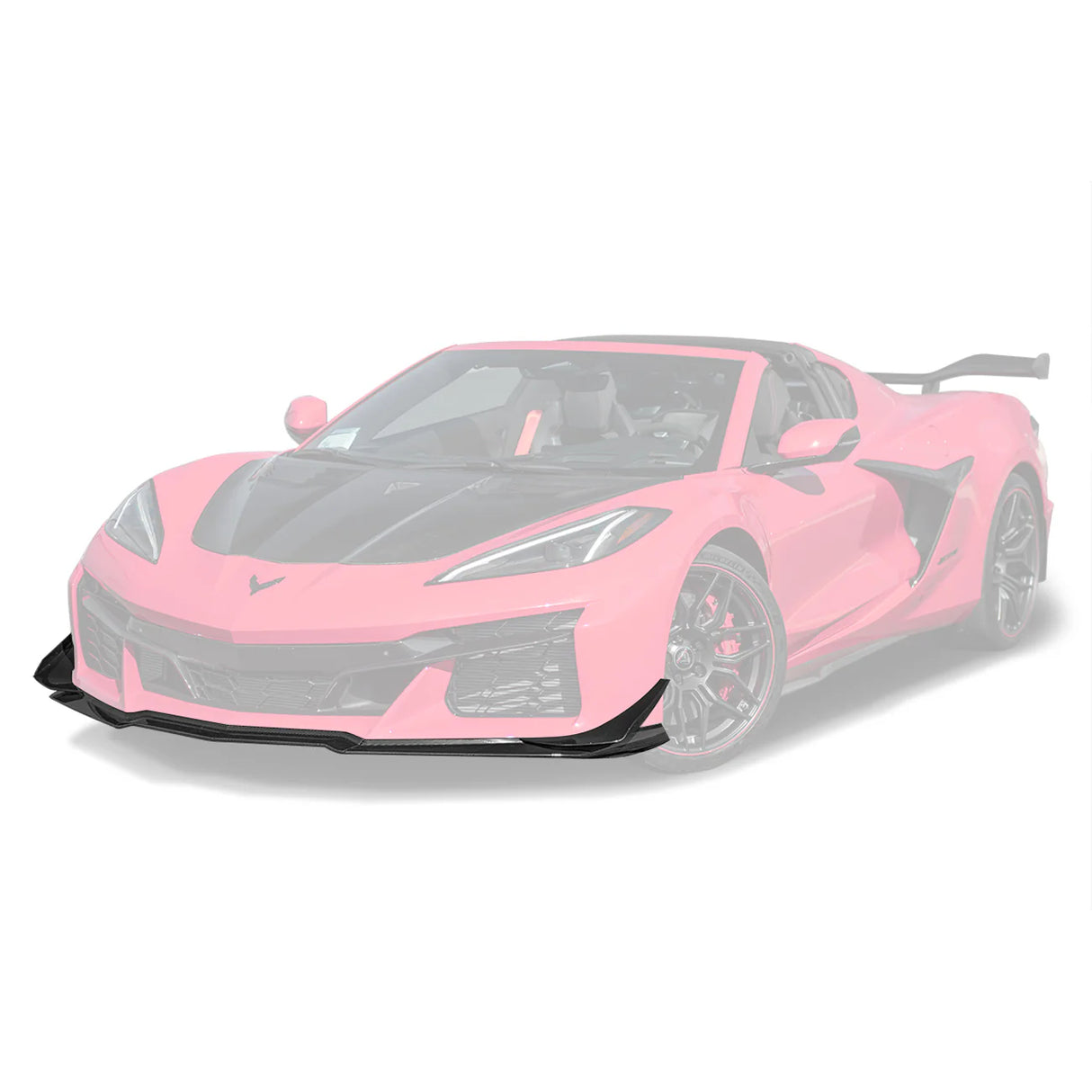 2023-2026 Chevrolet Corvette C8 Z06 Z07 Carbon Fiber Front Splitter With Canards