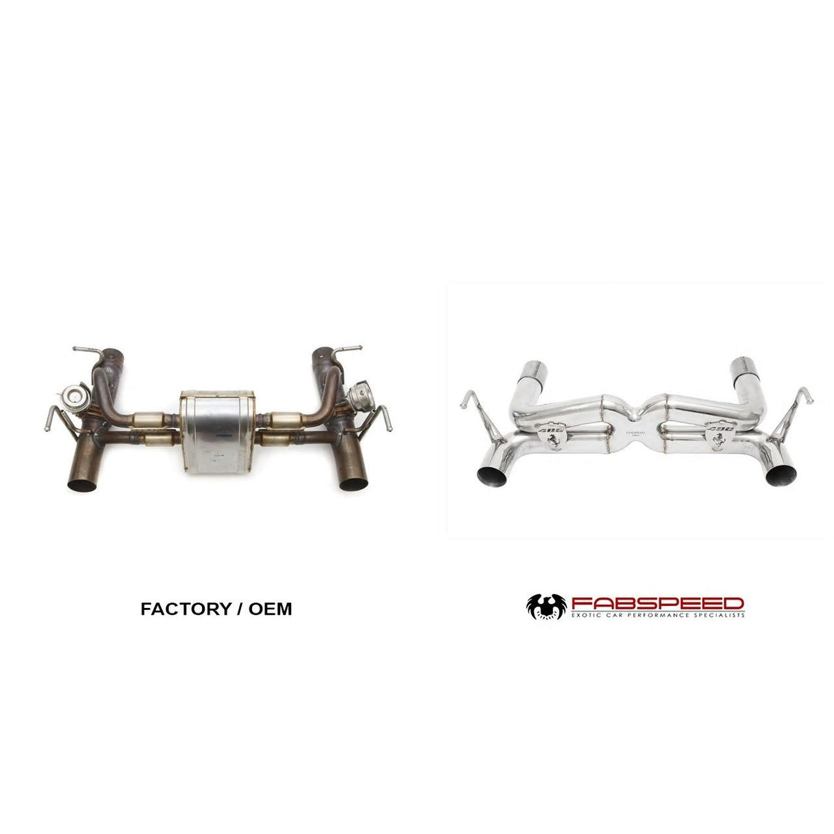 Fabspeed Ferrari 488 Supersport X-Pipe Exhaust System