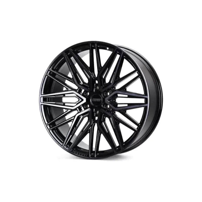 Vossen HF6-5 22x9.5 / 6x139.7 / ET20 / Deep Face / 106.1 - Tinted Gloss Black Wheel