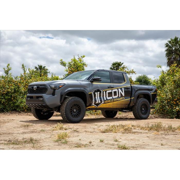 ICON 2024+ ToyotaTacoma 1.25-3in Stage 2 Suspension System Billet w/Triple Rate Springs