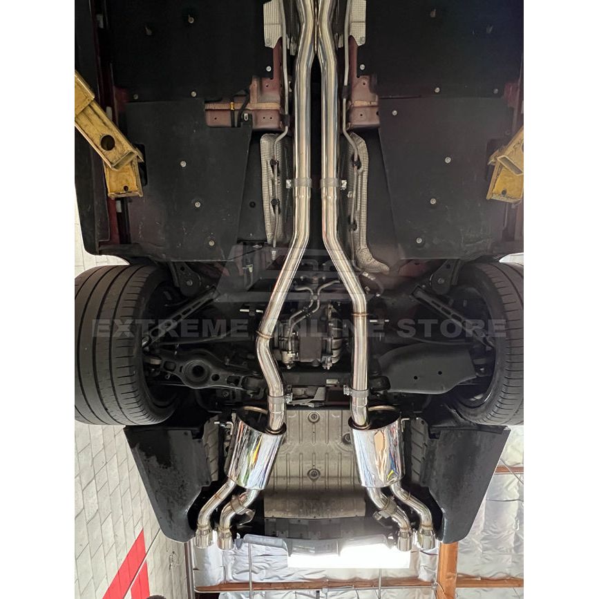 2016-2019 Cadillac CTS-V Muffler Resonated Cat Back Exhaust