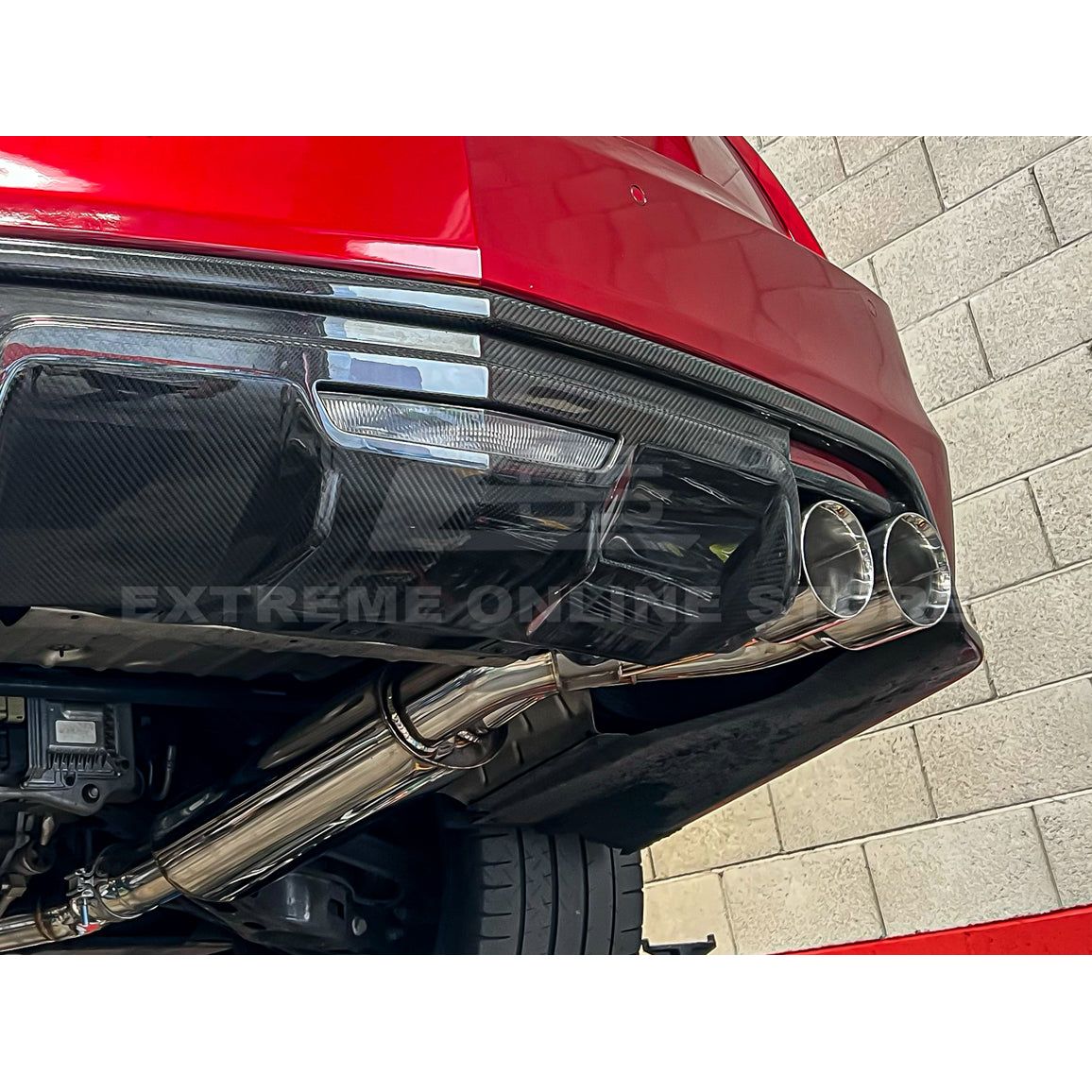 2016-2019 Cadillac CTS-V Muffler Resonated Cat Back Exhaust