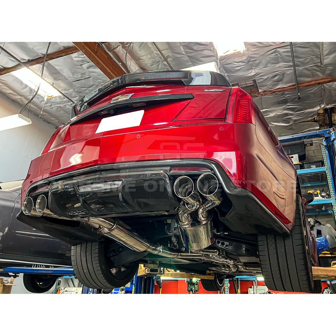 2016-2019 Cadillac CTS-V Muffler Resonated Cat Back Exhaust