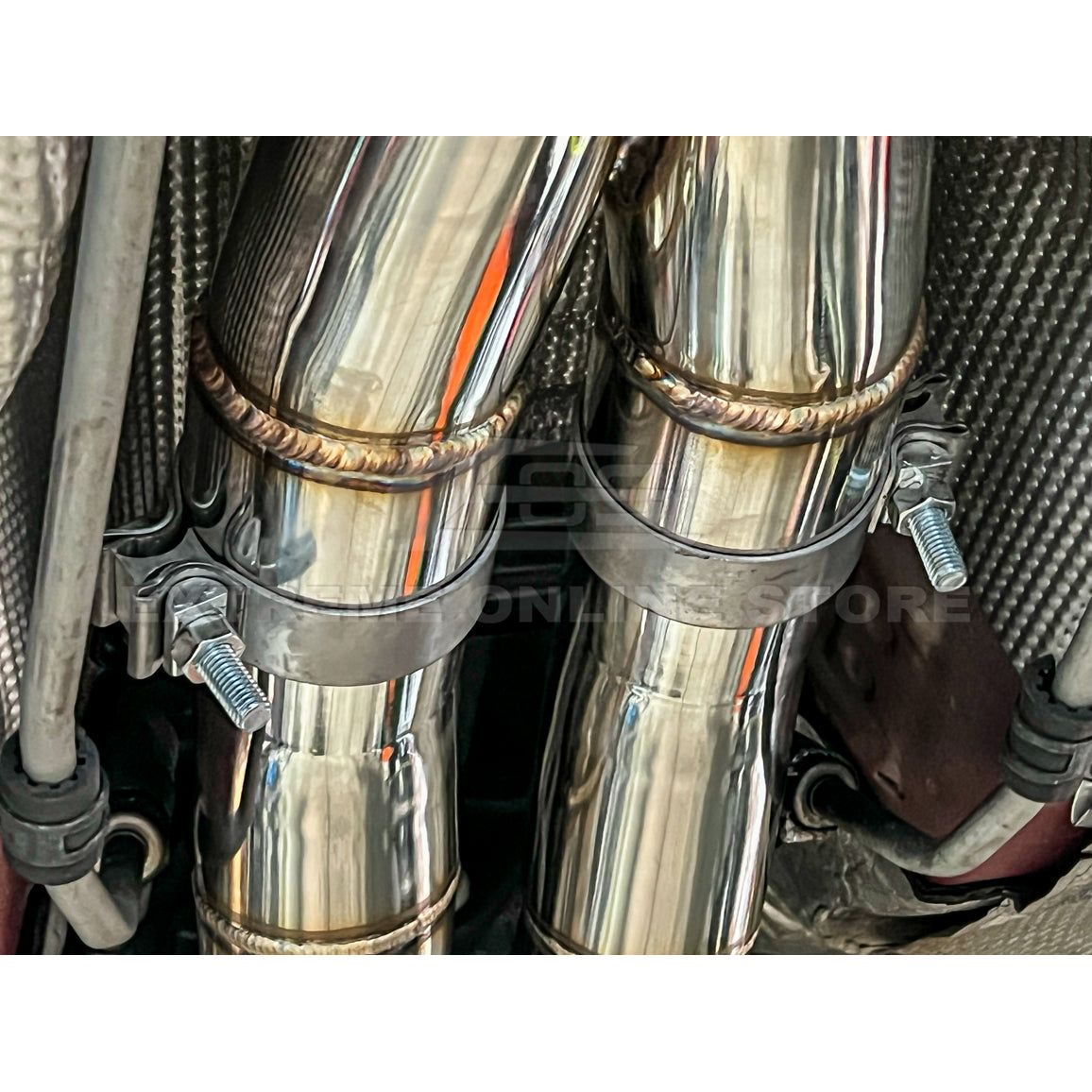 2016-2019 Cadillac CTS-V Muffler Resonated Cat Back Exhaust