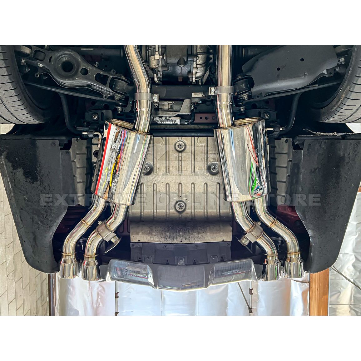 2016-2019 Cadillac CTS-V Muffler Resonated Cat Back Exhaust