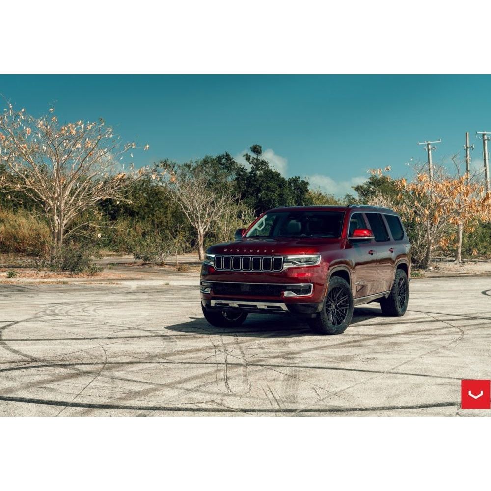 Vossen HF6-5 22x9.5 / 6x139.7 / ET20 / Deep Face / 106.1 - Tinted Gloss Black Wheel