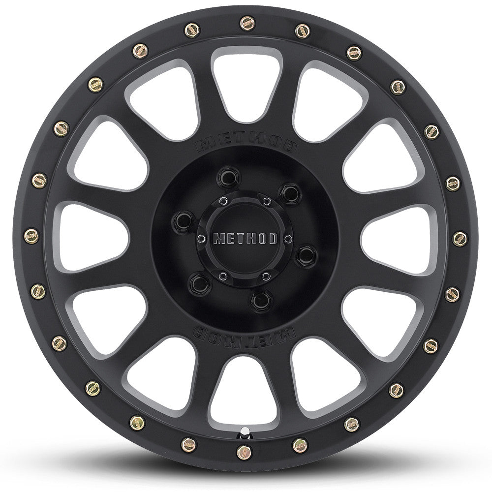 Matte Black MR305 NV Off-Road Wheels.