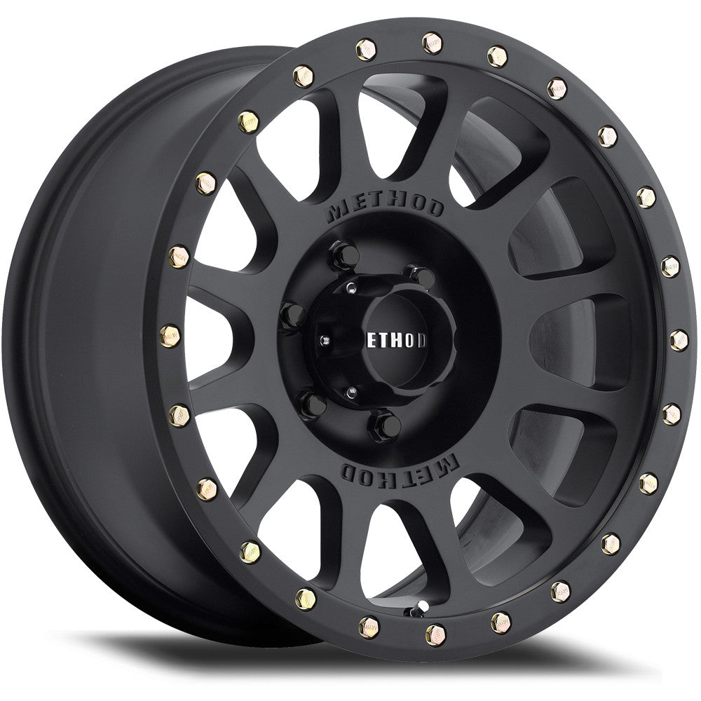 Matte Black MR305 NV Off-Road Wheels.