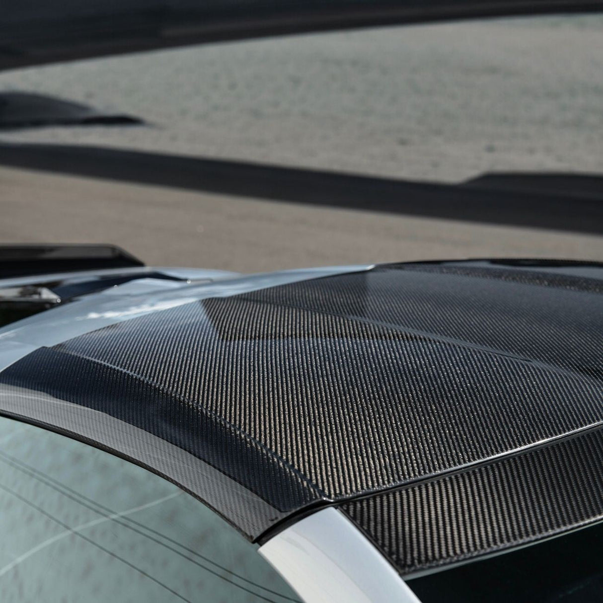 Corvette C8 Carbon Fiber GM Factory Style Double-Sided Replacement Removable Targa Roof Panel Carbon Fiber ROOF-1355-BKCF