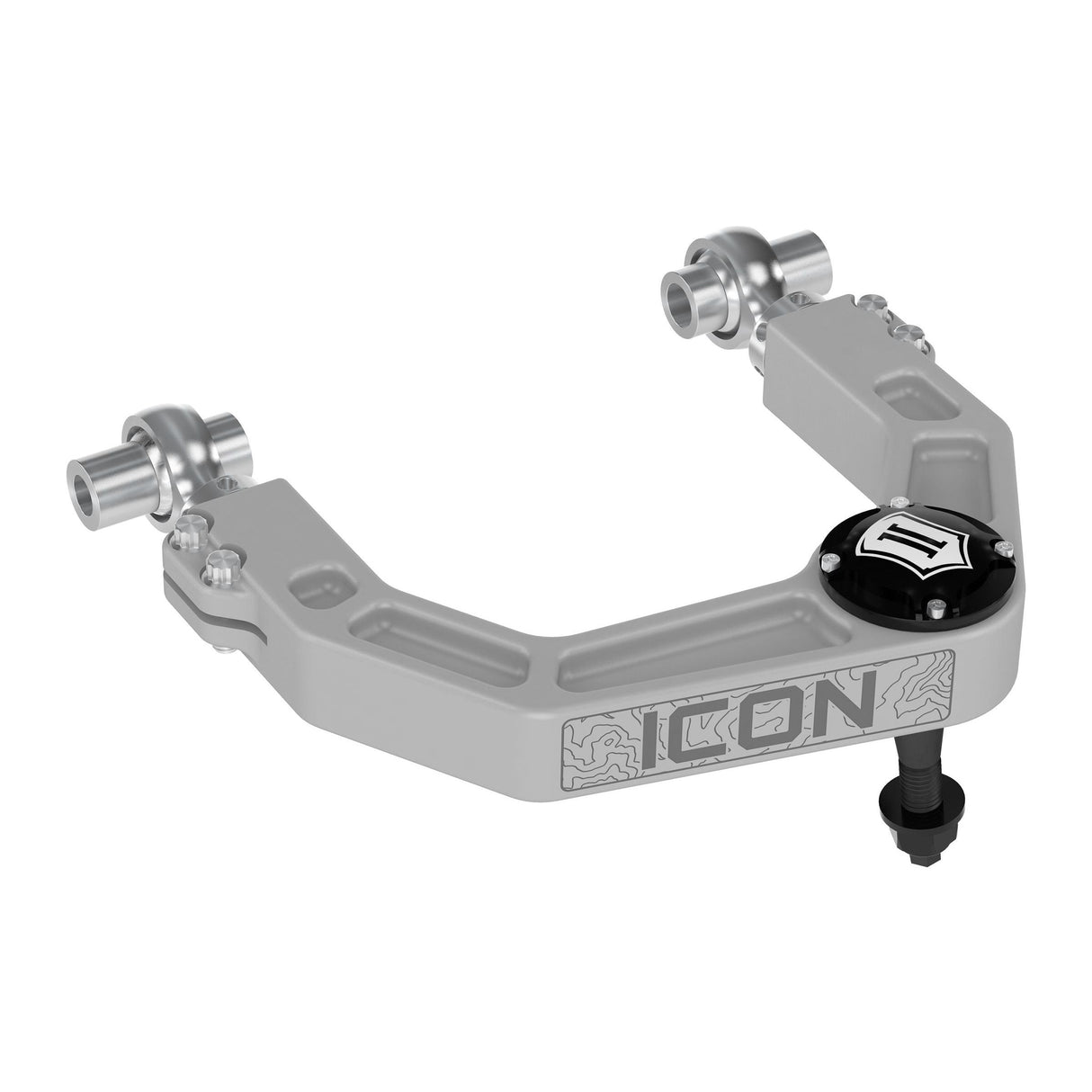 ICON 1996-2004 Toyota Tacoma/1996-2002 Toyota 4Runner, Billet Upper Control Arm w/ Delta Joint Kit Front View