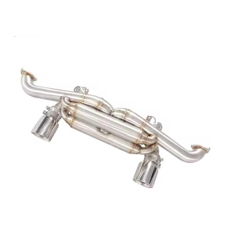 Porsche GT4/GT4RS Stain Less Steel Valved Exhaust System With Muffler