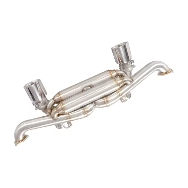 Porsche GT4/GT4RS Stain Less Steel Valved Exhaust System With Muffler