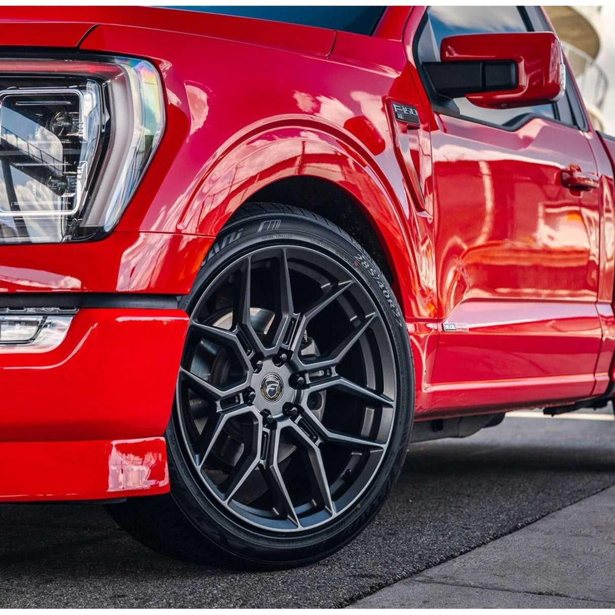 Forgestar X12 22x10 / 6x135 BP / ET30 / 6.68in BS Satin Anthracite Wheel