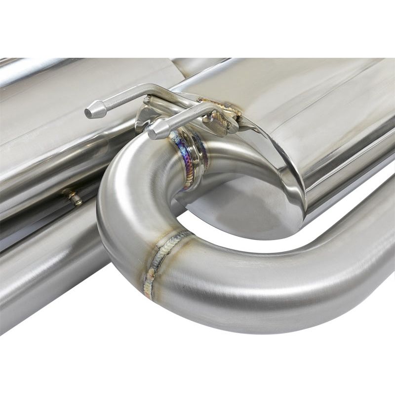 aFe Takeda 3in 304 SS Cat-Back Exhaust w/ Dual Center Black Tips 17+ Honda Civic Si (2dr) I4 1.5L
