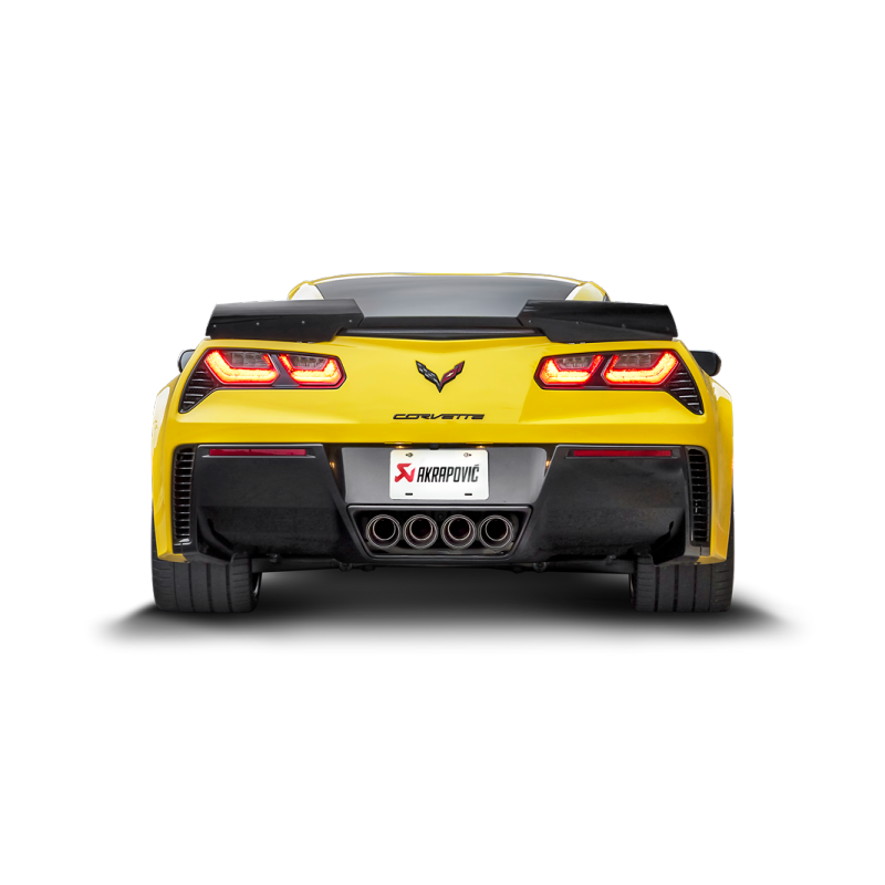 Akrapovic 14-17 Chevrolet Corvette Z06 (C7) Slip-On Line (Titanium) w/ Carbon Tips