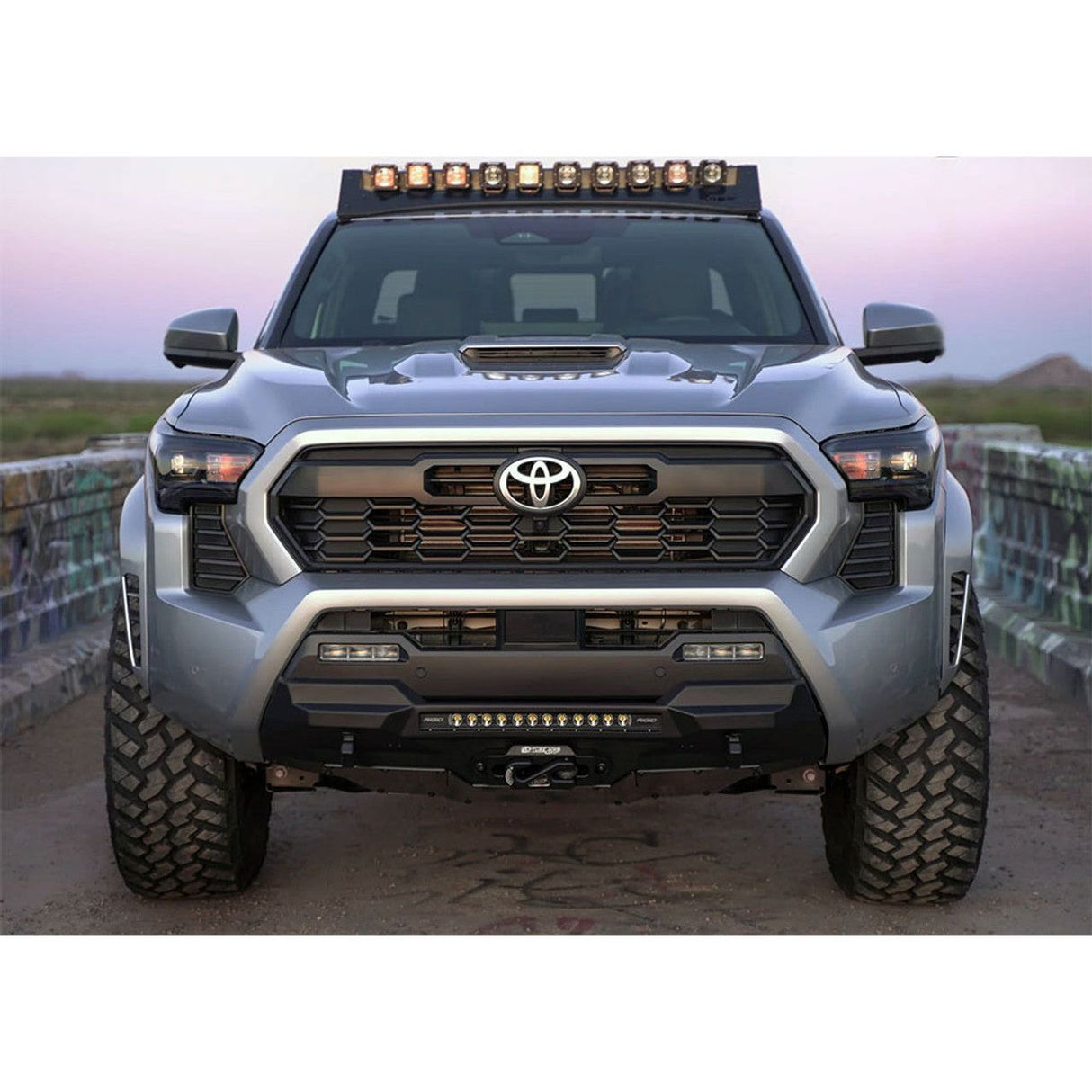 Addictive Desert Designs 2024 Toyota Tacoma Stealth Center Mount Winch Front Bumper