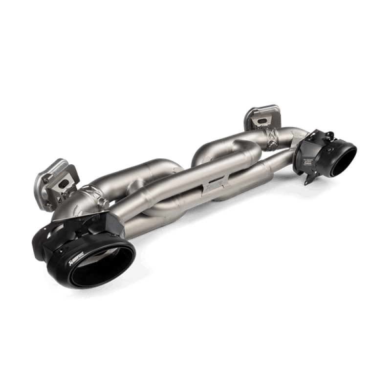 Akrapovic 2020-2024 Porsche 911 Turbo/Turbo S (992) Slip-On Race Line (Titanium) (REQUIRES TIPS)