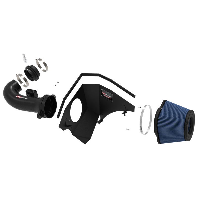 aFe Track Series Carbon Fiber Pro 5R AIS - 16-19 Chevrolet Camaro SS V8-6.2L