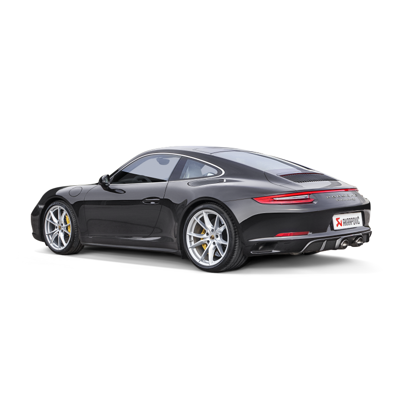 Akrapovic 16-17 Porsche 911 Carrera S/4/4S/GTS (991.2) Slip-On Line (Titanium) w/ Titanium Tips