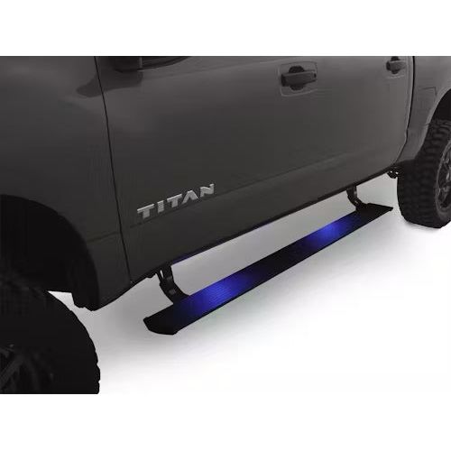 AMP Research PowerStep - 2016-2017 Nissan Titan / Titan XD PowerStep Plug N Play - Black