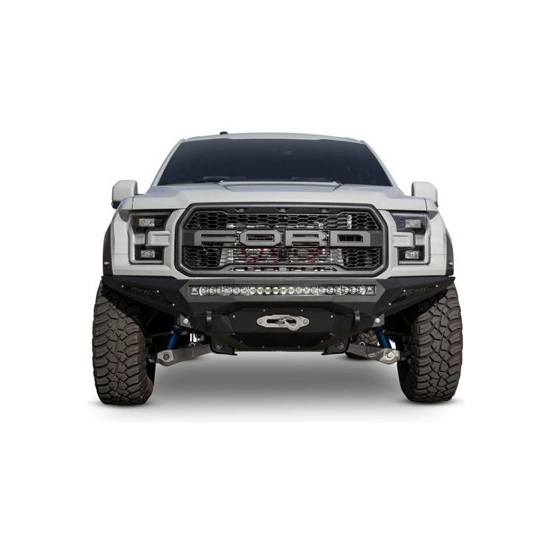 Addictive Desert Designs 17-18 Ford F-150 Raptor Stealth Fighter Front Bumper w/ Winch Mount