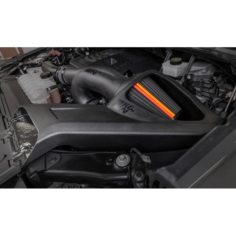 K&N 21-24 Chevrolet Silverado 1500 V8 5.3L/6.2L F/L NextGen Dryflow Cold Air Intake