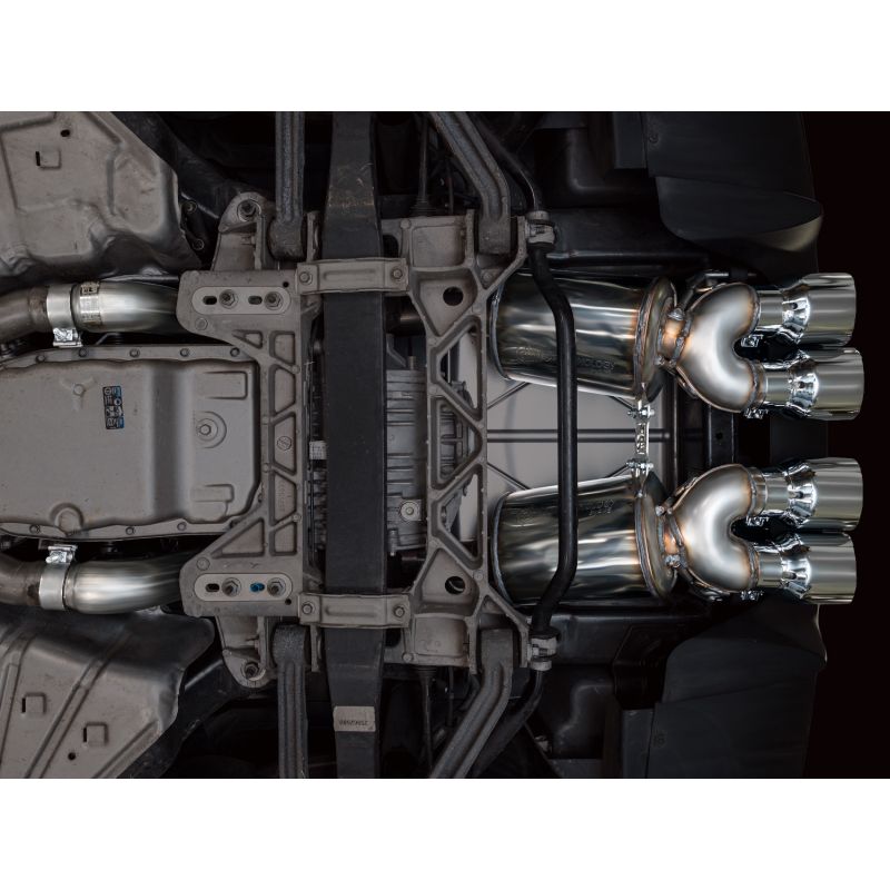 AWE Tuning 09-13 Chevrolet Corvette 6.2L Touring Edition Axle-back Exhaust w/ Chrome Silver Tips