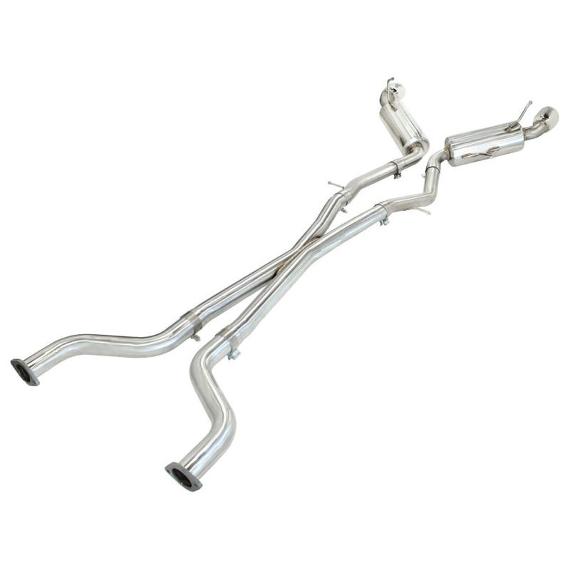 aFe Takeda 2.5inch SS Exhaust Cat-Back 09-13 Nissan 370Z V6 3.7L Polished Tips