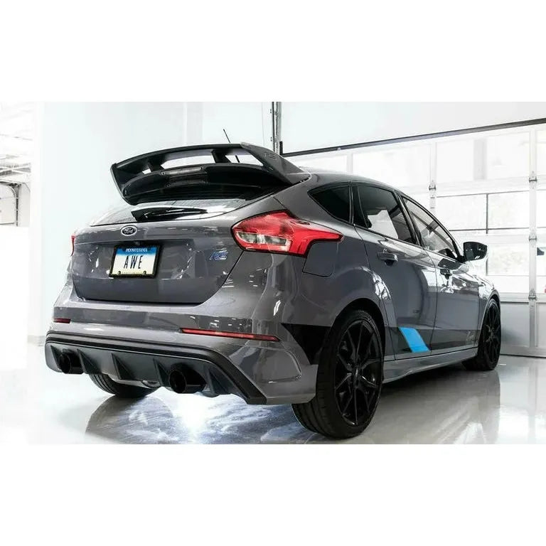 AWE Tuning Ford Focus RS Track Edition Cat-back Exhaust - Diamond Black Tips