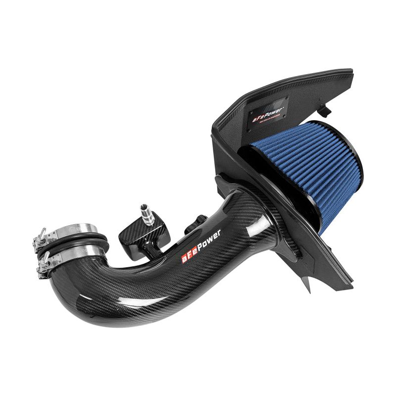 aFe Track Series Carbon Fiber Pro 5R AIS - 16-19 Chevrolet Camaro SS V8-6.2L