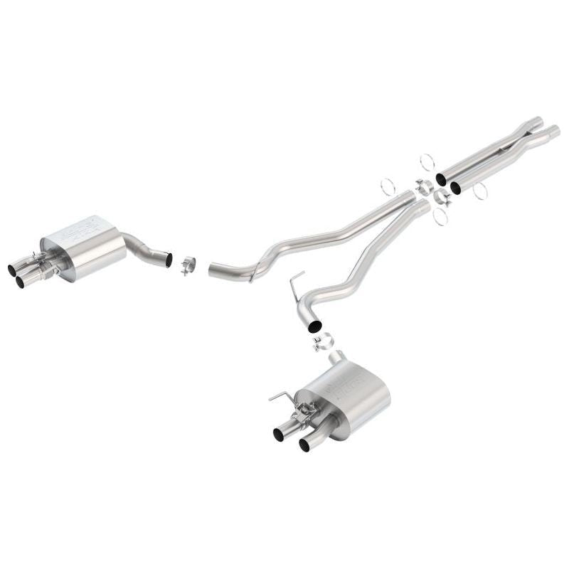 Borla 15-16 Ford Mustang Shelby GT350 5.2L ATAK Cat Back Exhaust (Uses Factory Valence)