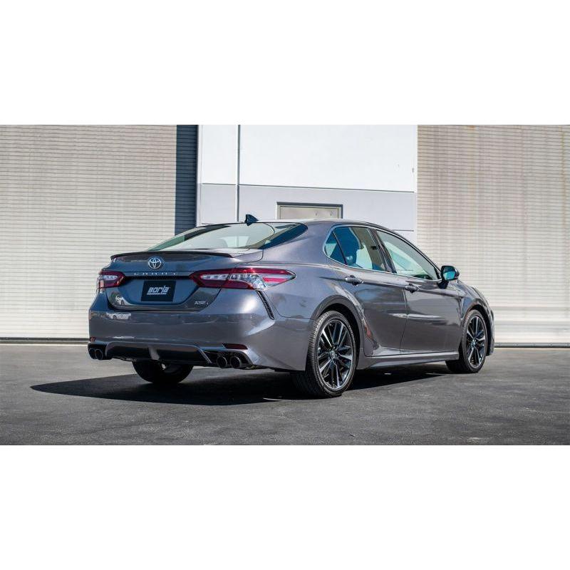 Borla 2018-2024 Toyota Camry XSE Cat-Back Exhaust System S-Type (Black Chrome)