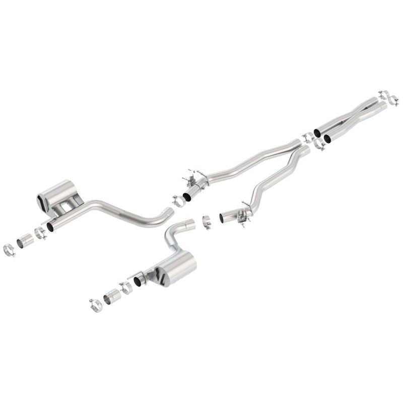 Borla 2015 Dodge Challenger Hellcat 6.2L V8 ATAK Catback Exhaust No Tips Factory Valance