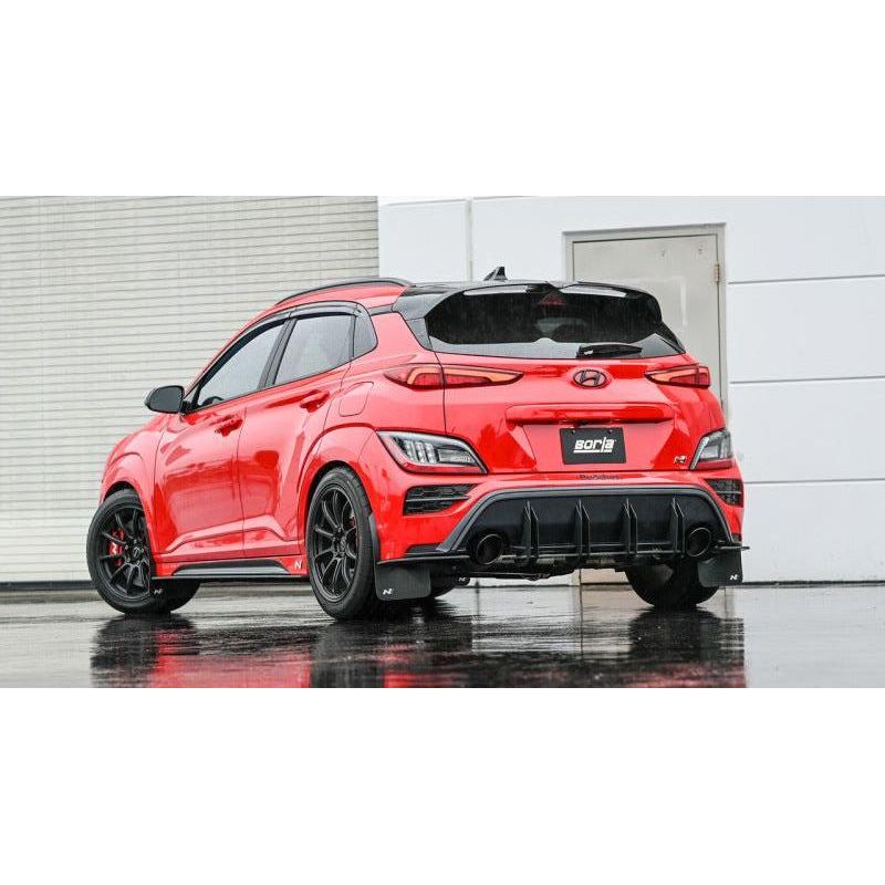 Borla 2022-2023 Hyundai Kona N 2.0L 4 CYL. Turbo AT/MT ATAK Catback Exhaust Black Chrome