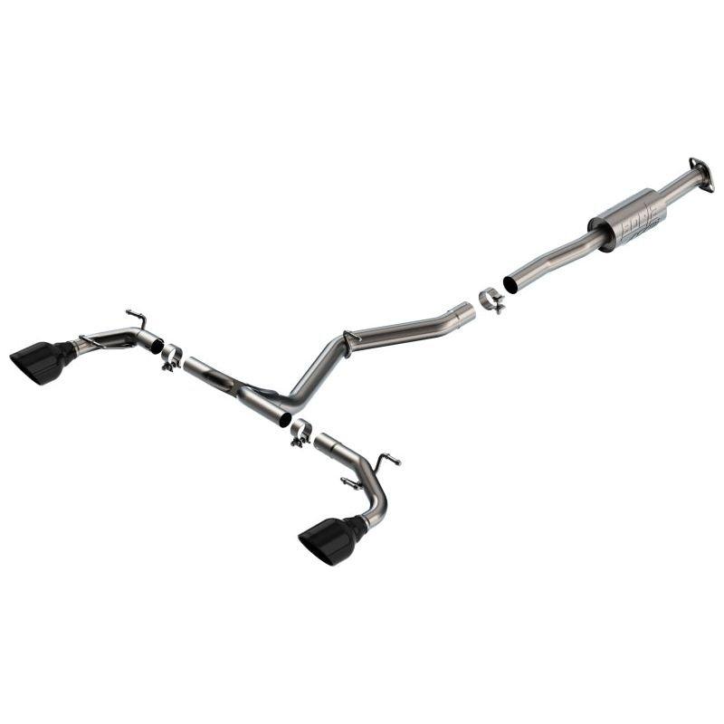 Borla 22-23 Subaru BRZ/Toyota GR86 2.4L RWD AT/MT ATAK Catback Exhaust - Black Chrome Tips