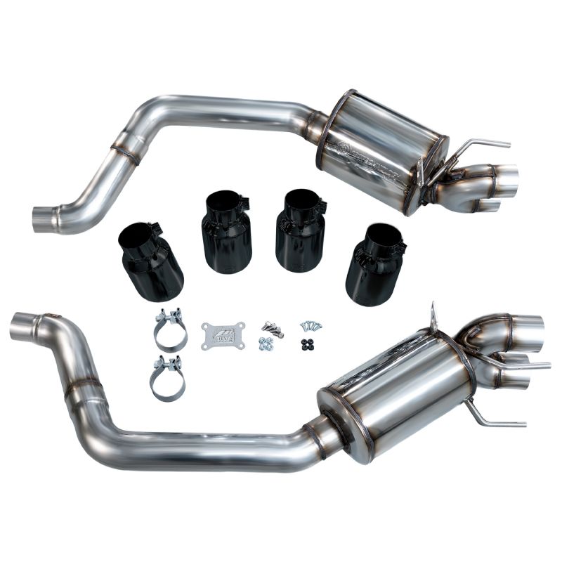 AWE Tuning 05-07 C6 Chevrolet Corvette 6.0L Touring Edition Axleback Exhaust w/ Diamond Black Tips