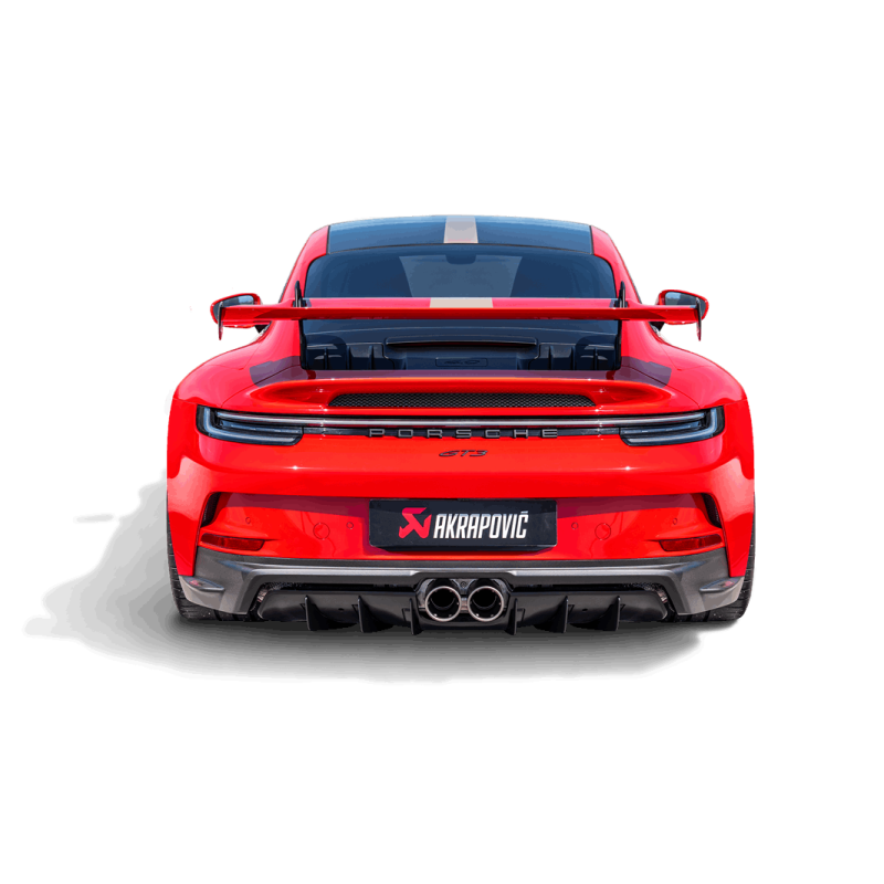 Akrapovic 21-22 Porsche 911 GT3 (992) Rear Carbon Fiber Diffuser - Matte