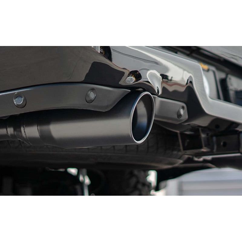 MagnaFlow SYS Cat-Back 10-14 Ford Raptor 6.2L V8 2.5/3in Black Dual Same Side Exit Rear 3.5 Tips
