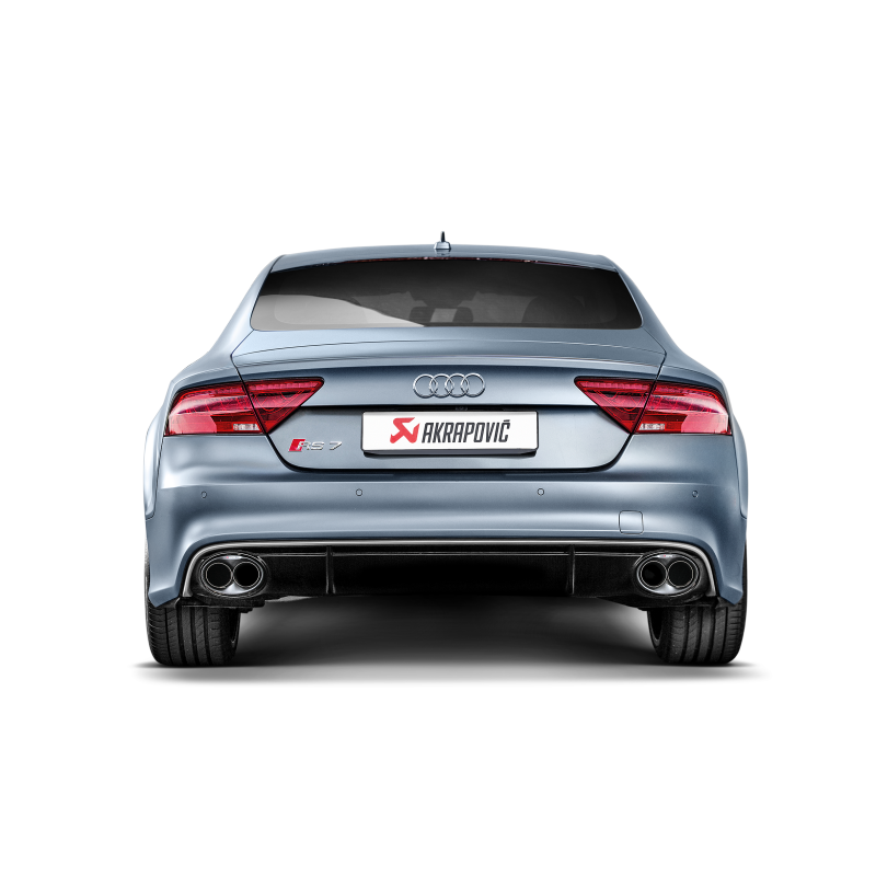 Akrapovic 14-17 Audi RS7 Sportback (C7) Evolution Line Cat Back (Titanium) w/ Carbon Tips