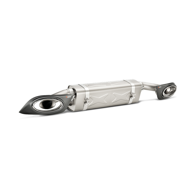 Akrapovic 14-15 Porsche 911 Turbo/Turbo S (991) Slip-On Line (Titanium) w/ Carbon Titanium Tips