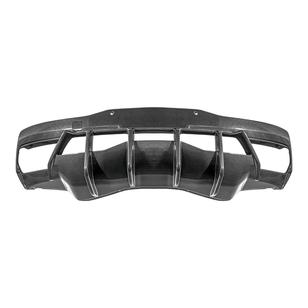 2020+ Corvette C8 And ERAY Rear Bumper Diffuser Quad Exit - Carbon Fiber