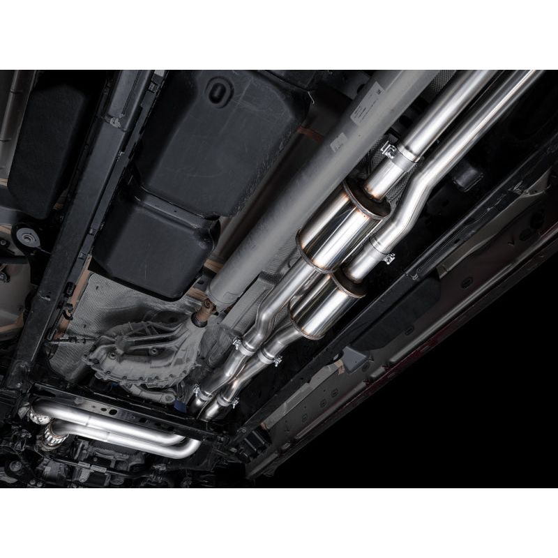 AWE 25+ RAM 1500 3.0TT 0FG Catback Touring Exhaust - Diamond Black Tips