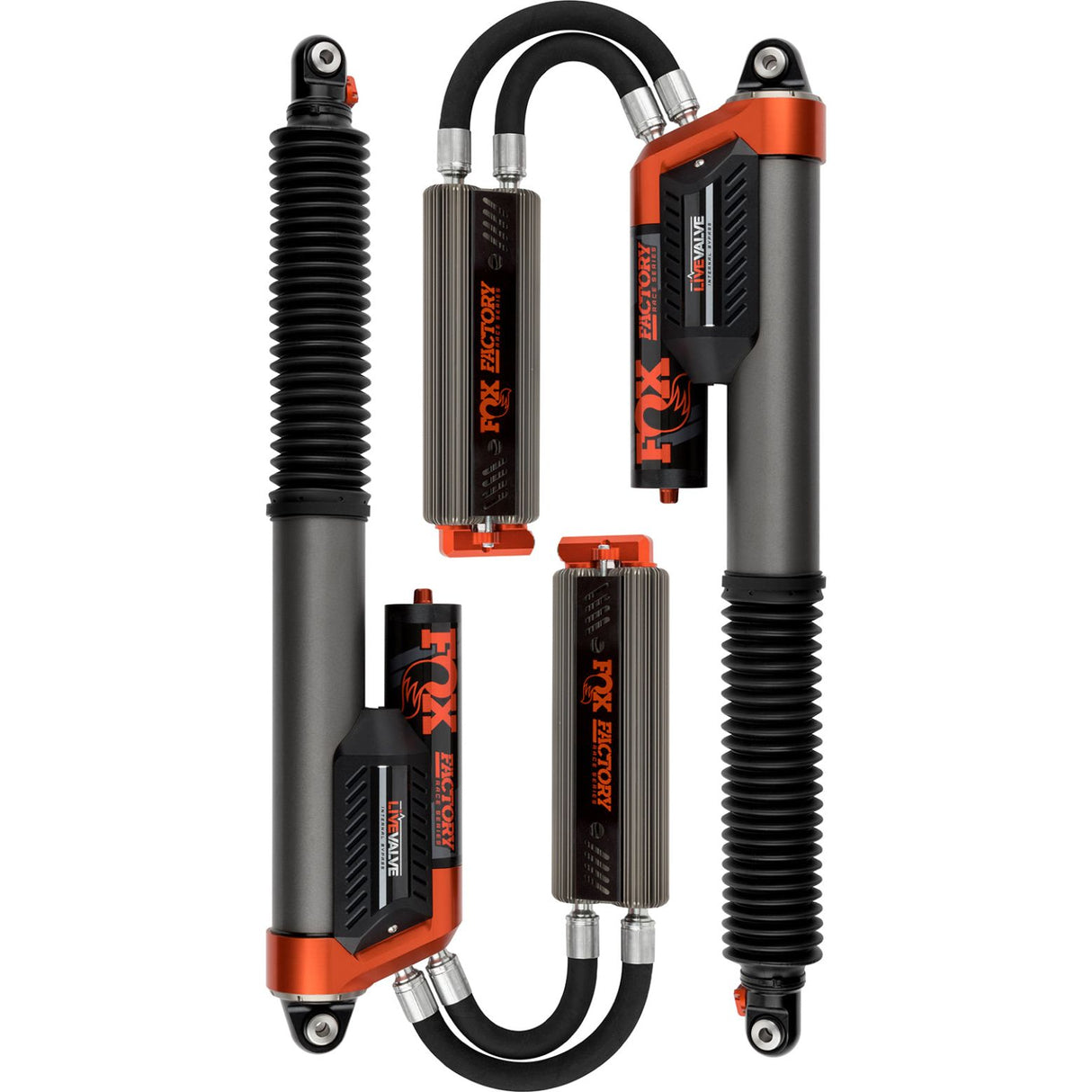 Fox Ford Raptor 3.0 Factory Series 12.3in External QAB P/B External Cooler Shock Set