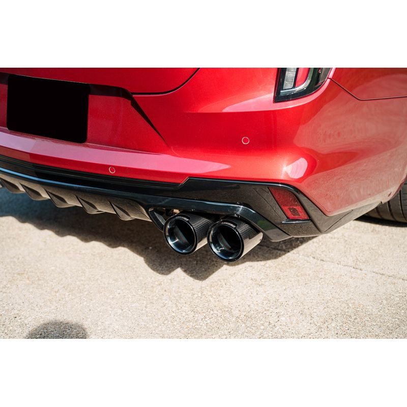 Corsa 22-25 Cadillac CT4 V Blackwing 3in Active Valve Cat-Back - 4.5in Carbon Fiber Black Tip