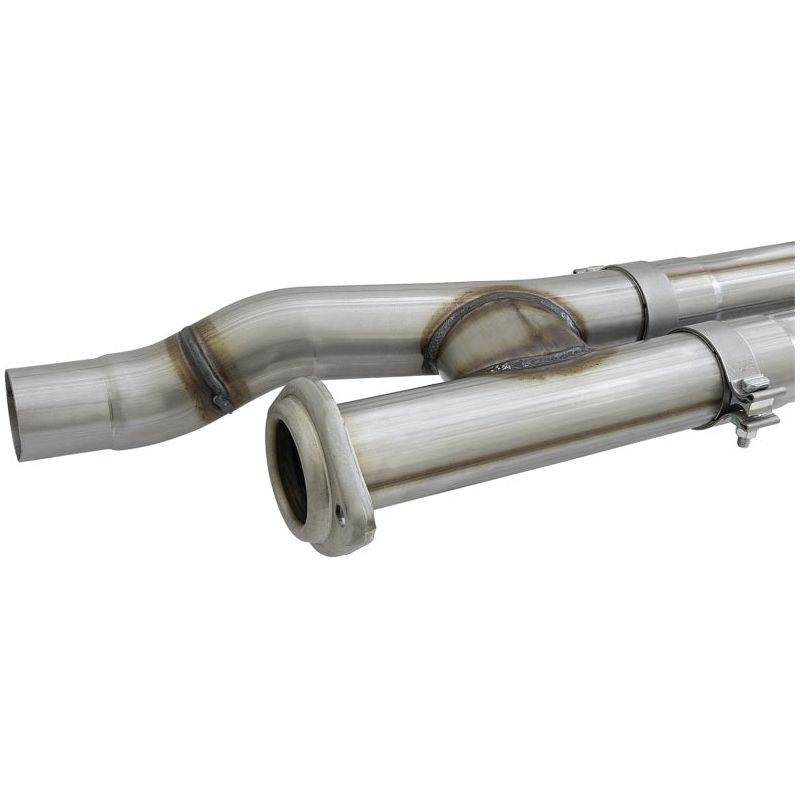 aFe POWER Rebel Series 3in 409 SS Cat Back Exhaust w/ Black Tips 17 Ford F-150 Raptor V6-3.5L
