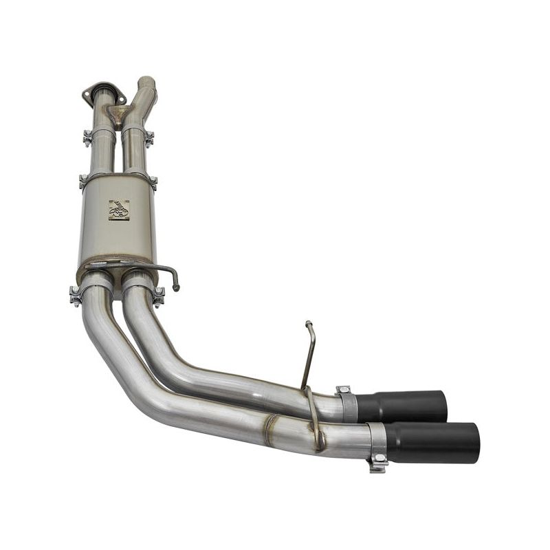 aFe POWER Rebel Series 3in 409 SS Cat Back Exhaust w/ Black Tips 17 Ford F-150 Raptor V6-3.5L