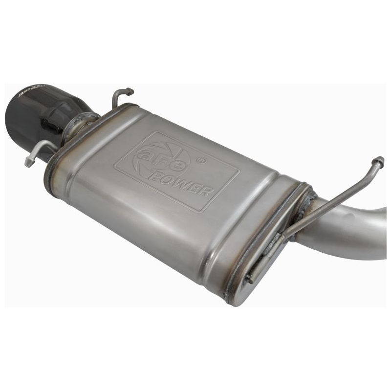 aFe Mach Force-Xp 3in CB Stainless Steel Dual Exhaust System w/ Black Tips 09-15 Cadillac CTS-V